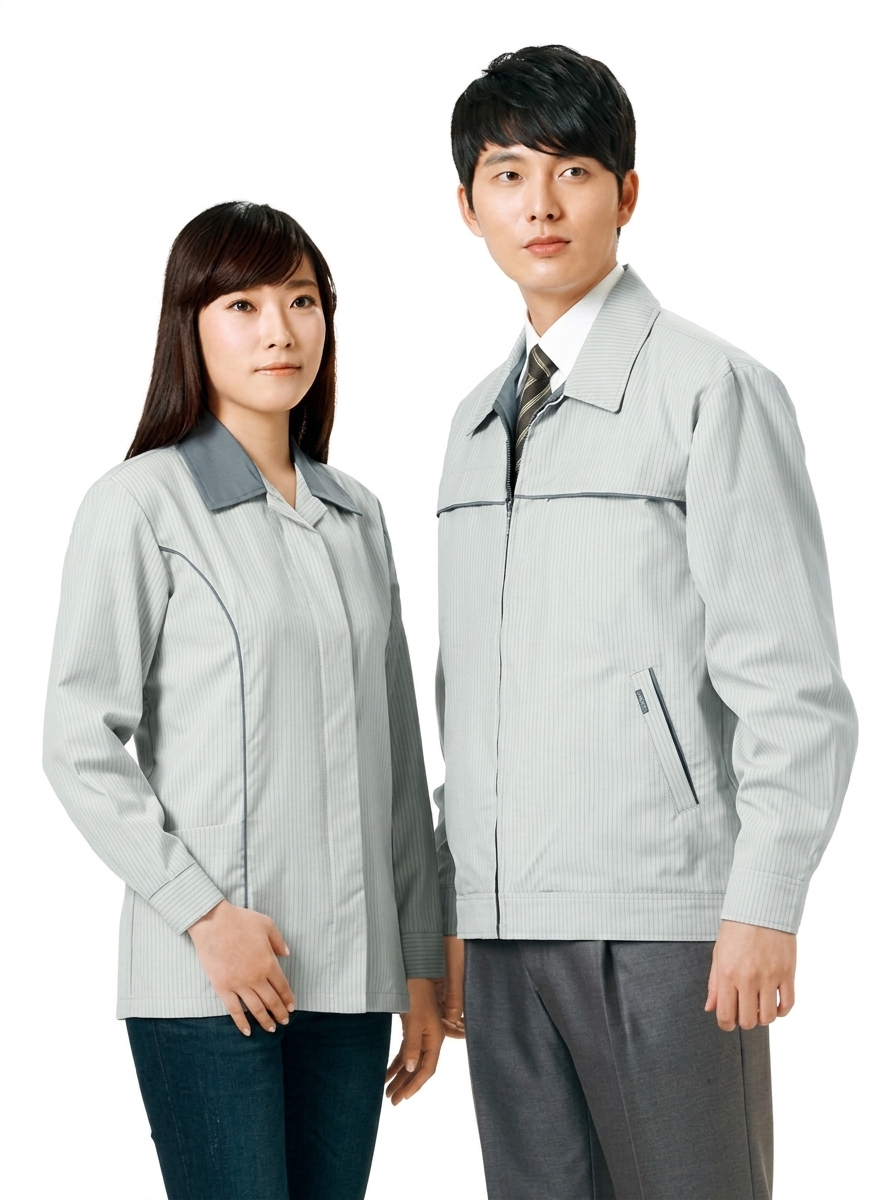 그레이 스트라이프 제전복 이미지 1
